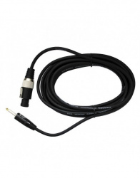 Kapton Cable Aux  Speakon Macho - 6.3mm Macho, 7.5 Metros, Negro 