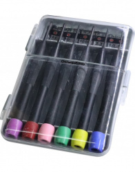 Kapton Juego de Desarmadores de Precisión, 6 Piezas, Negro 