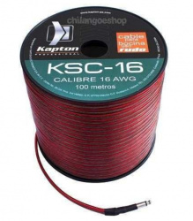 Kapton Bobina de Cable Coaxial, 16 AWG, 100 Metros 