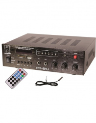 Kapton Amplificador de Audio PA-61U, Alámbrico, 2 Canales, 6.3mm/RCA, 120V 