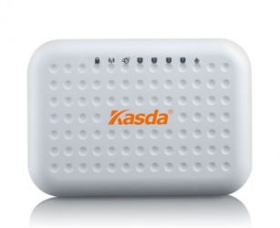 Router Kasda Fast Ethernet KW55293, Inalámbrico, 300 Mbit/s, 4x RJ-45, 2.4GHz, con 2 Antenas Internas de 3dBi 