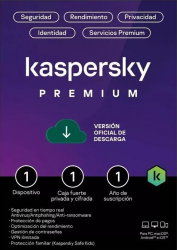Kaspersky Premium + Customer Support, 1 Dispositivo, 1 Año, Windows/Mac ― Producto Digital Descargable 