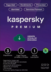 Kaspersky Security Cloud Premium, 3 Dispositivos, 1 Año, Windows/Mac ― Producto Digital Descargable 
