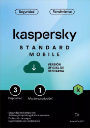 Kaspersky Standard Mobile, 2 Dispositivos, 1 Año, Android/Mac ― Producto Digital Descargable 