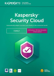 Kaspersky Security Cloud Family, 20 Usuarios, 1 Año, Windows/Mac 