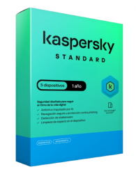 Kaspersky Standard, 5 Dispositivos, 1 Año, Windows/Mac 
