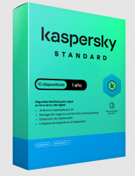 Kaspersky Standard, 10 Dispositivos, 1 Año, Windows/Mac 