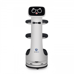 KEENON Robot Autónomo para Servicio de Meseros T8LS, hasta 40kg, Incluye Batería Recargable 