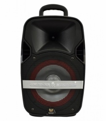 Kempler & Strauss Bafle Boom 8, Bluetooth, Inalámbrico, 4800W PMPO, USB, Negro 