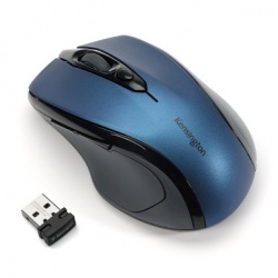 Mouse Kensington Óptico Pro Fit, RF Inalámbrico, 1600DPI, Azul 