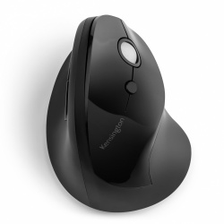 Mouse Ergonómico Kensington Óptico Pro Fit Ergo, Inalámbrico, 1600DPI, Negro 