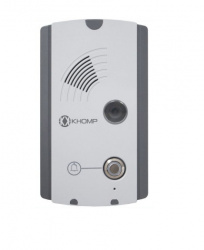 Khomp Intercomunicador IP Multiusos con Video Llamada 101 BC - C, Alámbrico, Gris/Gris claro 