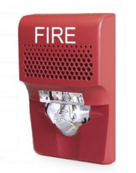 Kidde Sirena EG1AVRF, Alámbrico, Rojo 