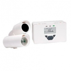 Kidde Detector de Humo KC3000-103, Alámbrico, 100 Metros, Blanco 