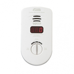 Kidde Detector de Monóxido de Carbono KN-COP-DP-10YL, Alámbrico, Blanco 