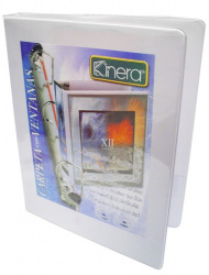 Kinera Carpeta Classic Vinil, 5'', Tamaño Carta, Blanco 