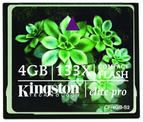 Memoria Flash Kingston, 4GB Elite Pro CompactFlash Card 133x 