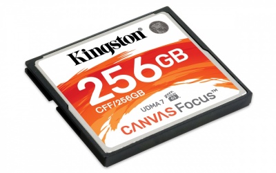 Memoria Flash Kingston Canvas Focus, 256GB CompactFlash 
