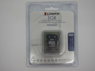 Memoria Flash Kingston CH103KNG60, 1GB MiniSD 