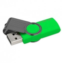 Memoria USB Kingston DataTraveler 101 G2, 16GB, USB 2.0, Verde/Gris 
