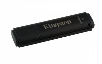 Memoria USB Kingston DataTraveler 4000 G2 Encryption FIPS, 32GB, USB 3.0, Negro 