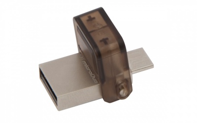 Memoria USB Kingston DataTraveler microDuo OTG, 8GB, USB 2.0, Marrón 