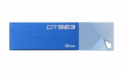Memoria USB Kingston DataTraveler SE3, 8GB, USB 2.0, Azul 