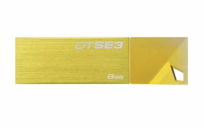 Memoria USB Kingston DataTraveler SE3, 8GB, USB 2.0, Amarillo 