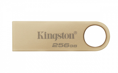 Memoria USB Kingston DataTraveler SE9 G3, 256GB, USB 3.2, Lectura 220MB/s, Dorado 