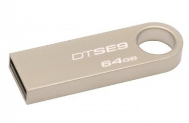 Memoria USB Kingston DataTraveler SE9, 64GB, USB 2.0, Beige 