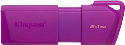 Memoria USB Kingston DataTraveler Exodia M, 64GB, USB A, Morado 