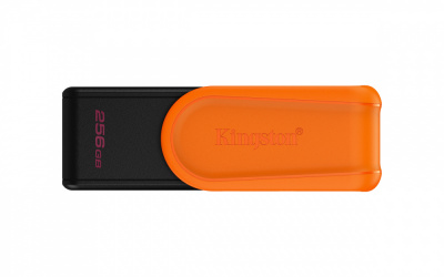 Memoria USB Kingston DTXS/256GB, 256GB, USB-A 3.0, Negro/Naranja 
