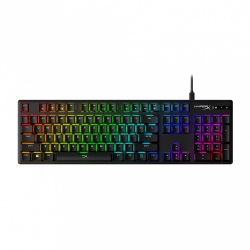 Teclado Gamer HyperX Alloy Origins RGB, Teclado Mecánico, HyperX Red Switch, Alámbrico, Negro (Inglés) 