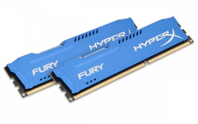 Kit Memoria RAM Kingston HyperX FURY Blue DDR3, 1333MHz, 8GB (2 x 4GB), Non-ECC, CL9 