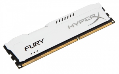 Memoria RAM Kingston HyperX FURY White DDR3, 1600MHz, 8GB, Non-ECC, CL10 
