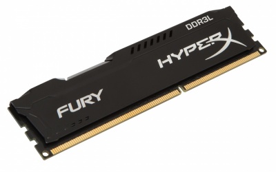 Memoria RAM Kingston HyperX FURY Black LoVo DDR3L, 1600MHz, 4GB, Non-ECC, CL10 