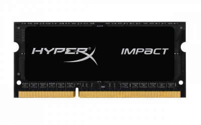 Memoria RAM Kingston HyperX HyperX Impact DDR3L, 1600MHz, 8GB, CL9, SO-DIMM, 1.35v 