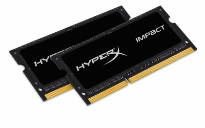 Kit Memoria RAM Kingston HyperX Impact DDR3L, 1600MHz, 8GB (2 x 4GB), CL9, SO-DIMM, 1.35v 