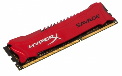 Memoria RAM Kingston Savage Red DDR3, 2400MHz, 4GB, CL11, Non-ECC, XMP 