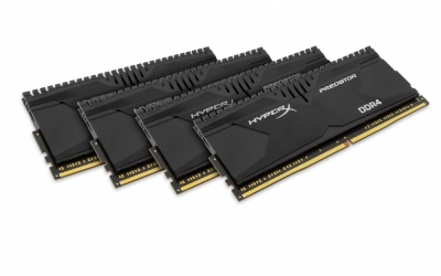 Kit Memoria RAM Kingston HyperX Predator DDR4, 2666MHz, 16GB (4 x 4GB), CL13, Non-ECC, XMP 