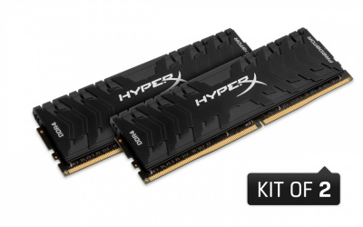 Kit Memoria RAM Kingston HyperX Predator DDR4, 2666MHz, 32GB (2x 16GB), Non-ECC, CL13, XMP 
