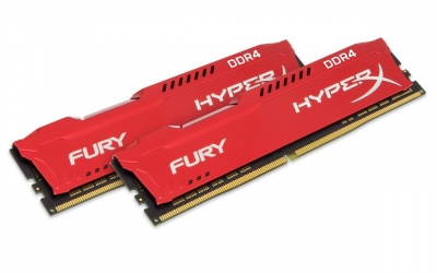 Memoria RAM Kingston HyperX FURY Red DDR4, 2666MHz, 16GB (2 x 8GB), Non-ECC, CL16 