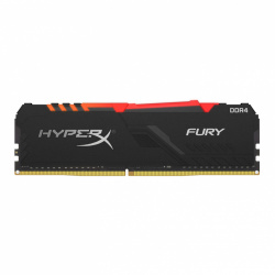 Memoria RAM Kingston HyperX FURY Black RGB DDR4, 3200MHz, 8GB, Non-ECC, CL16, XMP 