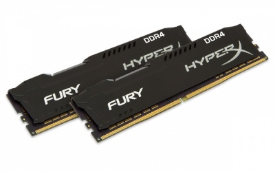 Memoria RAM Kingston HyperX FURY DDR4, 3200MHz, 32GB (2 x 16GB), Non-ECC, CL18, XMP 