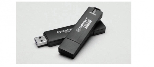 Memoria USB Kingston IronKey D300S, 16GB, USB 3.1, Lectura 165MB/s, Escritura 22MB/s, Negro 