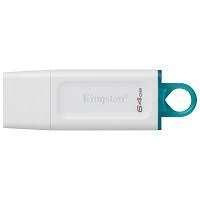Memoria USB Kingston DataTraveler Exodia, 64GB,  USB 3.2, Blanco 