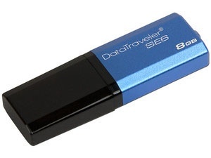 Memoria USB Kingston DataTraveler SE6, 8GB, USB 2.0, Azul 
