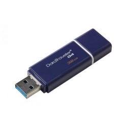 Memoria USB Kingston DataTraveler G4, 32GB, USB 3.0, Azul 