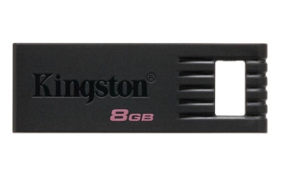 Memoria USB Kingston DataTraveler SE7 Slim, 8GB, USB 2.0, Negro 