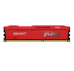 Memoria RAM Kingston FURY Beast DDR3, 1866MHz, 4GB, Non-ECC, CL10, Rojo 